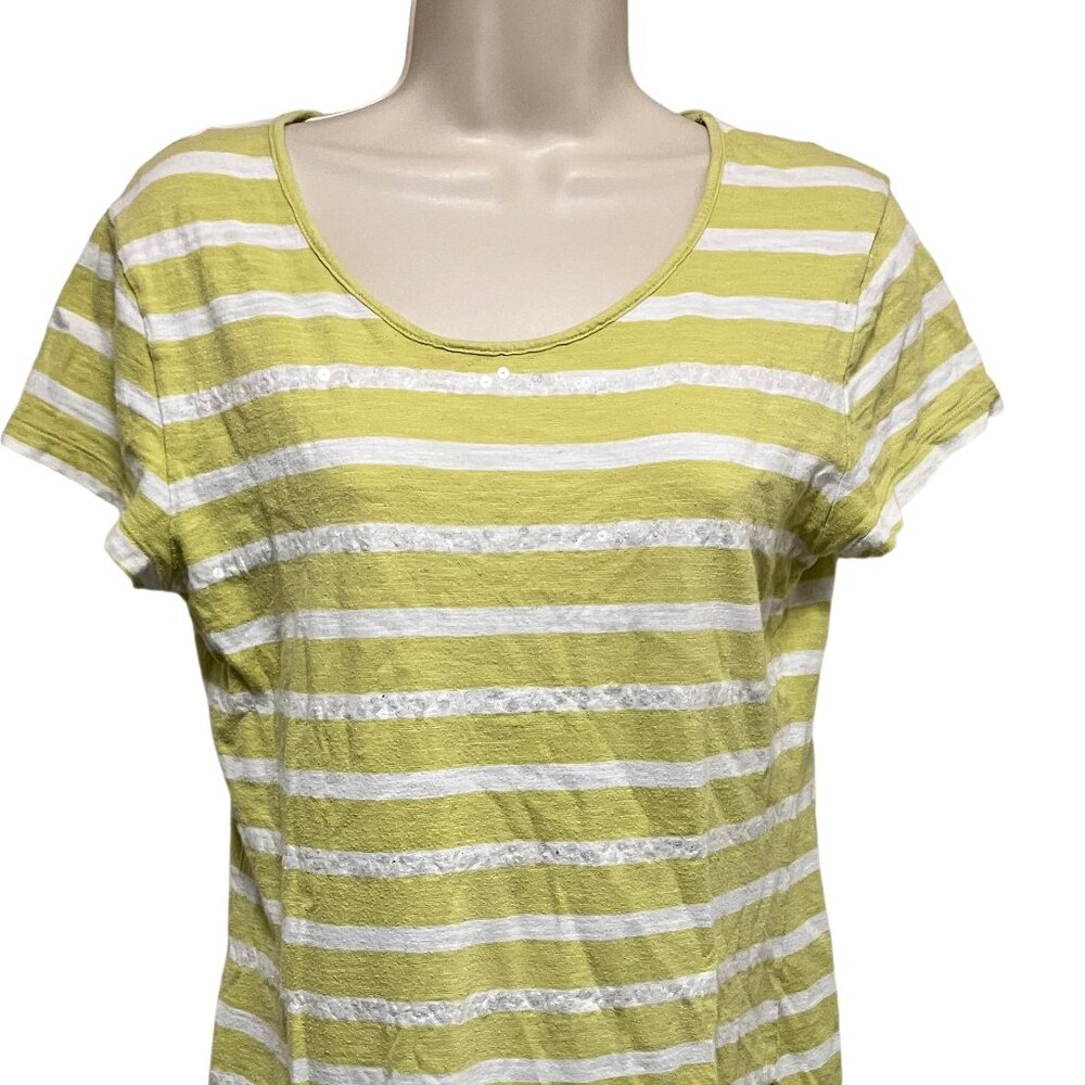 EUC Banana Republic Sequined T-Shirt Size: Medium